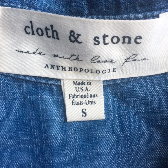 NEW‎ Anthropologie cloth & stone chambray midi - Picture 6 of 6